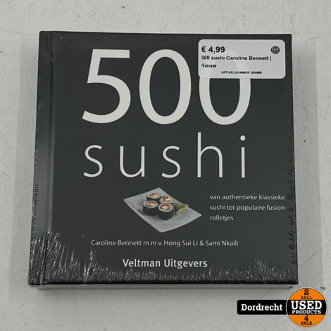 Boek 500 sushi Caroline Bennett | Nieuw