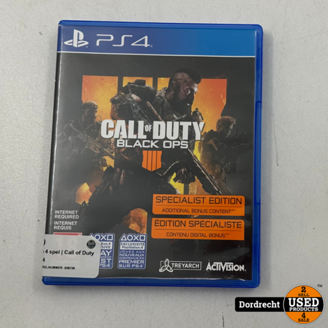 Playstation 4 spel | Call of Duty Black Ops 4