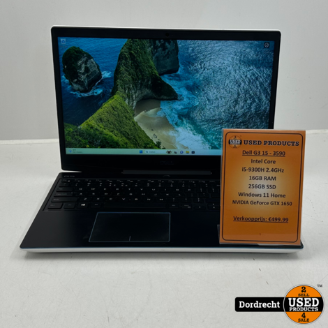 Dell G3 15 - 3590 Laptop | Intel Core i5-9300 16GB RAM 256GB SSD Windows 11  NVIDIA GeForce GTX 1650 | Met garantie