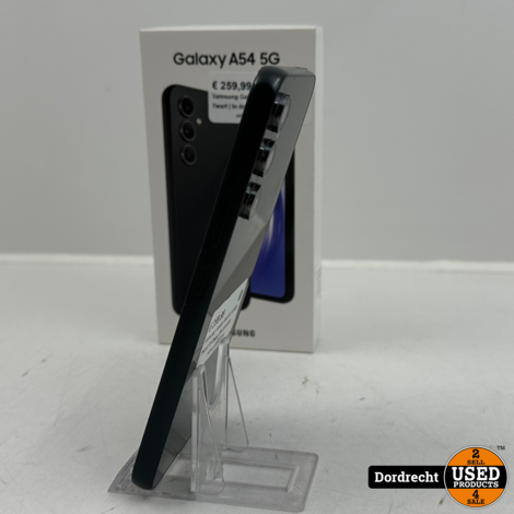 Samsung Galaxy A54 5G 128GB Zwart | In doos | Met garantie