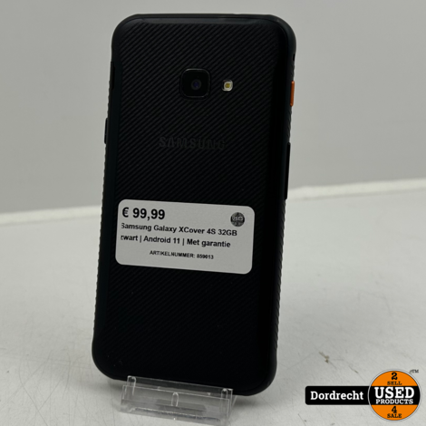 Samsung Galaxy XCover 4S 32GB zwart | Android 11 | Met garantie