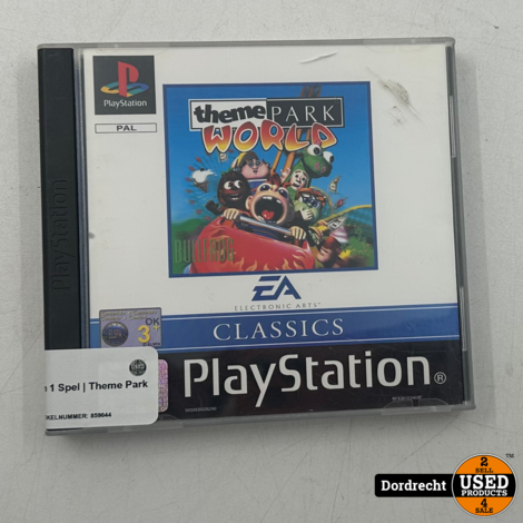 Playstation 1 Spel | Theme Park World