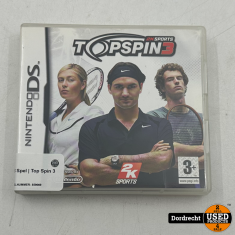 Nintendo DS Spel | Top Spin 3