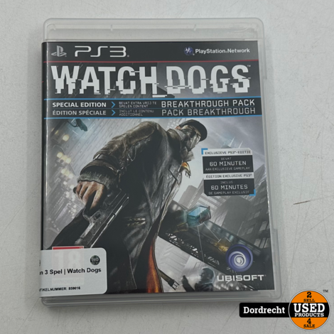 Playstation 3 Spel | Watch Dogs