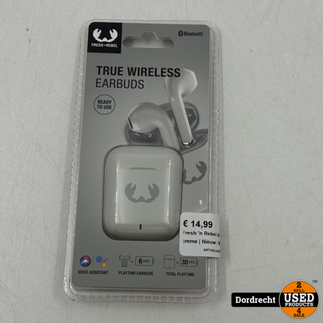 Fresh ’n Rebel True Wireless Earbuds / Draadloze Oordopjes Grijs | Nieuw | Met garantie