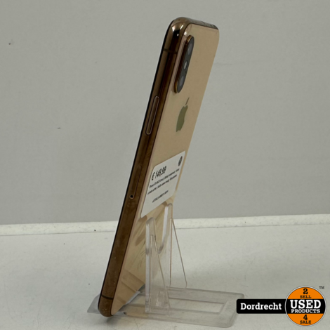 iPhone XS 64GB Goud | Batterij onderhoud | Kleine schade achter | Selfie camera wazig | Met garantie