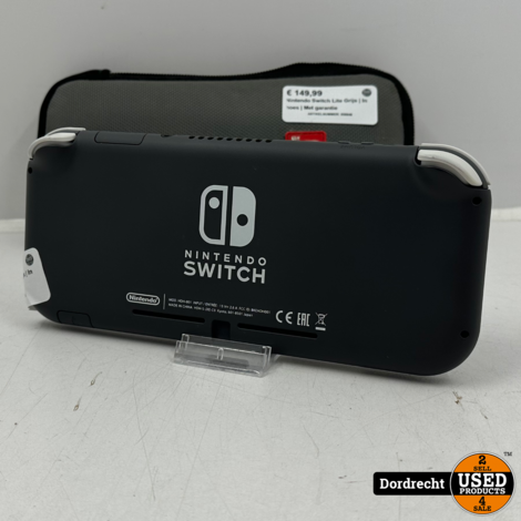 Nintendo Switch Lite Grijs | In hoes | Met garantie