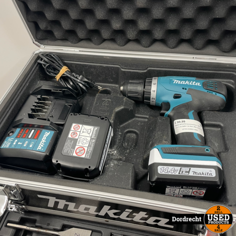 Makita DF347D boormachine | Met 2 accu's en lader | In kist | Met garantie