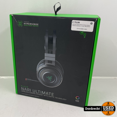 Razer Nari Ultimate Wireless Gaming Headset / Draadloze koptelefoon | In doos | Met garantie