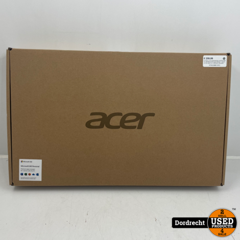 Acer Aspire 3 15 A315-510P-C60F laptop | Intel N100 128GB Flash 4GB RAM Intel UHD Graphics Windows 11 | Nieuw in seal | Met originele bon van Mediamarkt | Met garantie