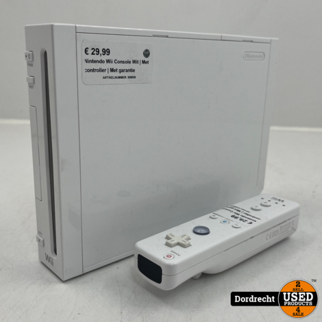 Nintendo Wii Console Wit | Met controller | Met garantie