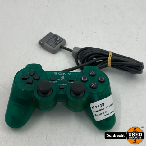 Playstation 2 Controller Groen | Met garantie