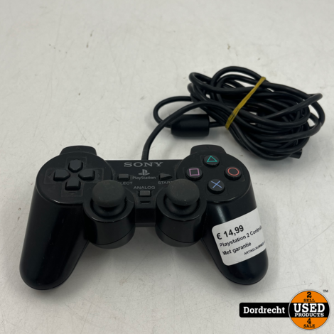 Playstation 2 Controller Zwart | Met garantie