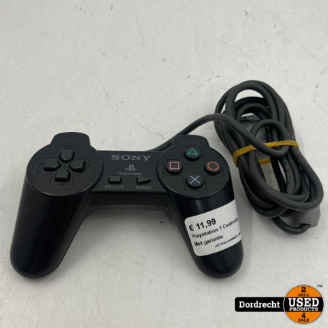 Playstation 1 Controller Zwart | Met garantie