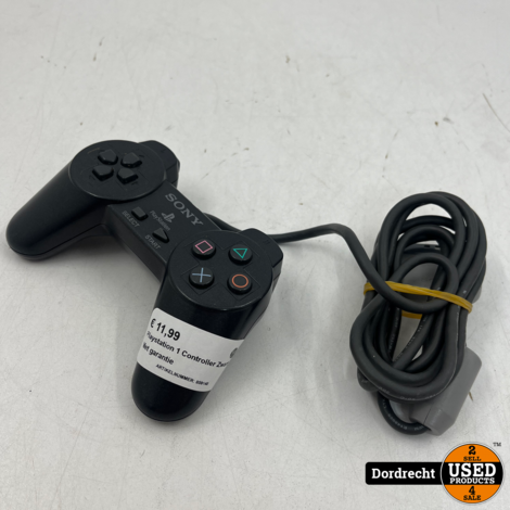 Playstation 1 Controller Zwart | Met garantie
