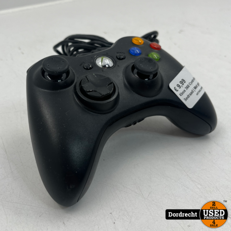 Xbox 360 Controller Zwart | Bedraad | Met garantie