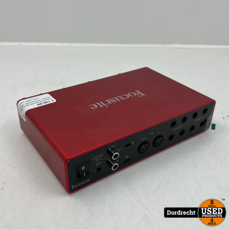 Focusrite Scarlett 8i6 USB Audio Interface | 3rd Generation | Met garantie