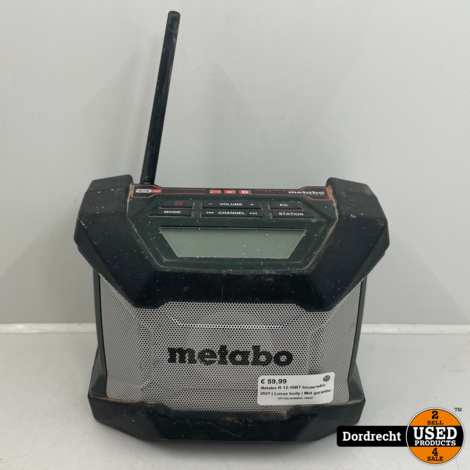 Metabo R 12-18BT bouwradio 2021 | Losse body | Met garantie