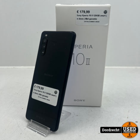 Sony Xperia 10 II 128GB zwart | In doos | Met garantie