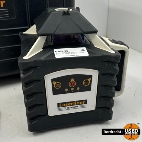 Laserliner Quadrum 410S Rotatielaser set | Met Sensolite 410 | In koffer | Met lader | Met garantie
