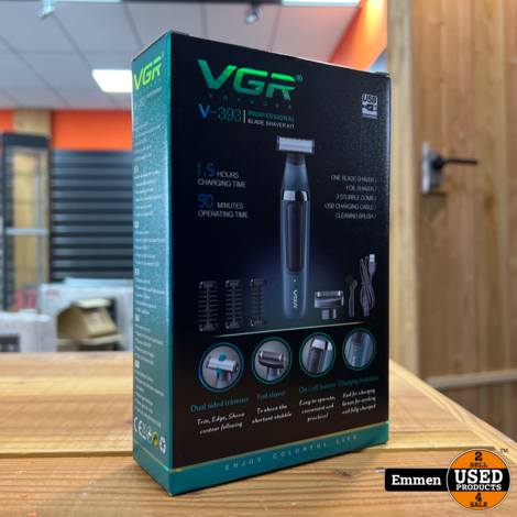 VGR V393 Professional Blade Shaver Kit - Nieuw