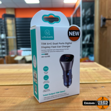 USAMS US-CC155 72w Car Fast Charger - Nieuw