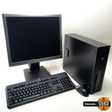 HP HP EliteDesk 800 G1 SFF Desktop Set Zwart | In Nette Staat