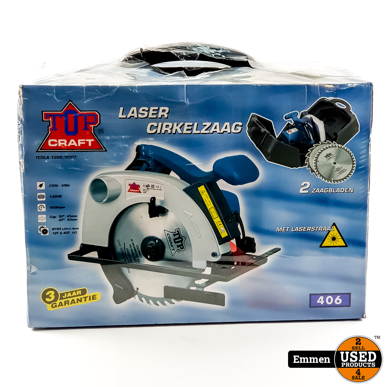 garen Behoren Thermisch Top Craft TCSLA-1300/2007 Laser Cirkelzaag | Nieuw In Seal - Used Products  Emmen
