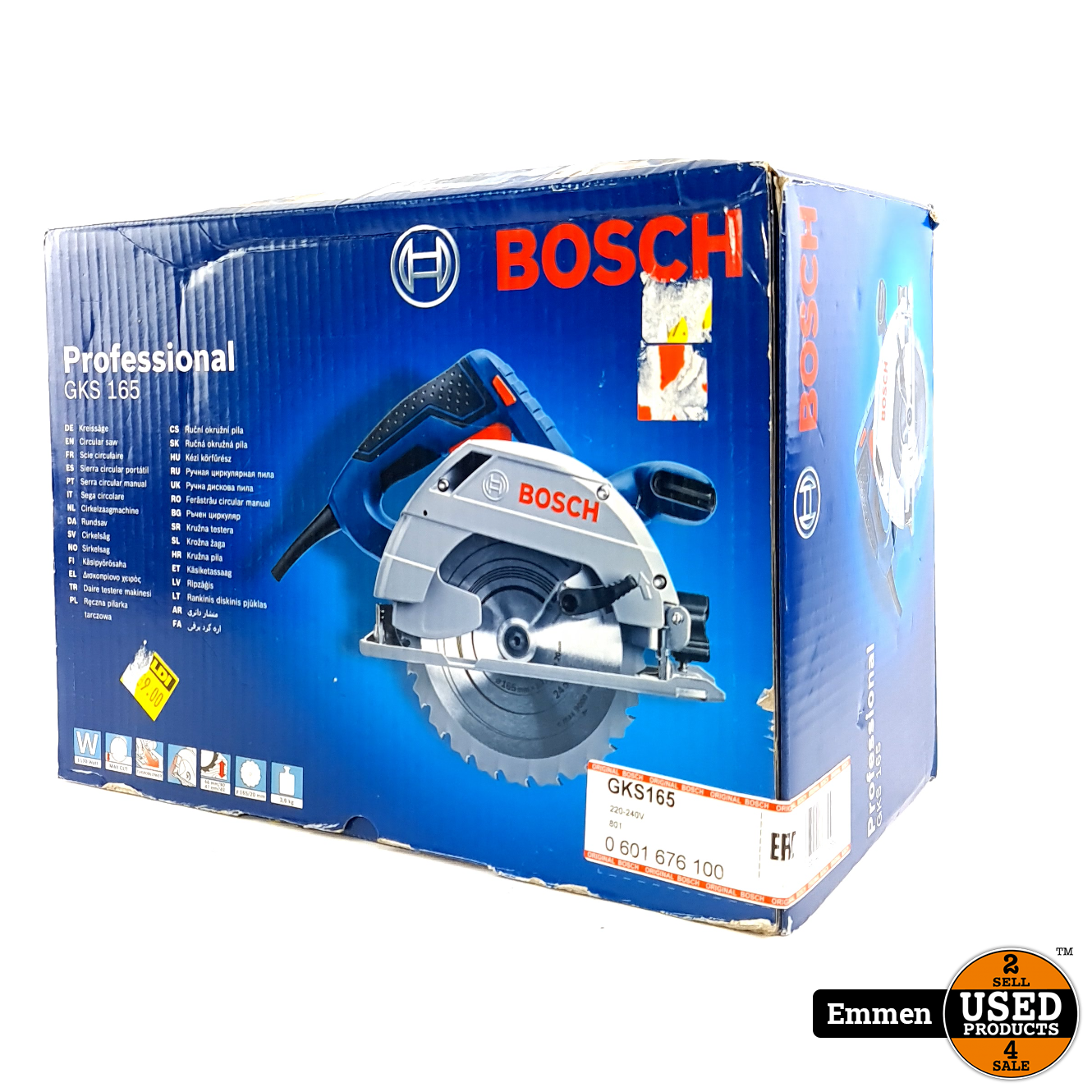 Integreren Soms Ruimteschip Bosch GKS 165 Cirkelzaag | Nieuw In Seal - Used Products Emmen
