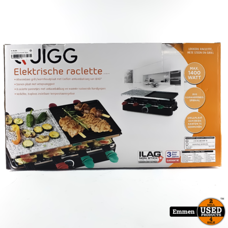 QUIGG Electrische Raclette | Nieuw