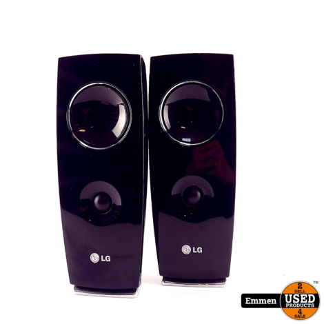 LG Monitor Speakers Zwart/Black | In Nette Staat