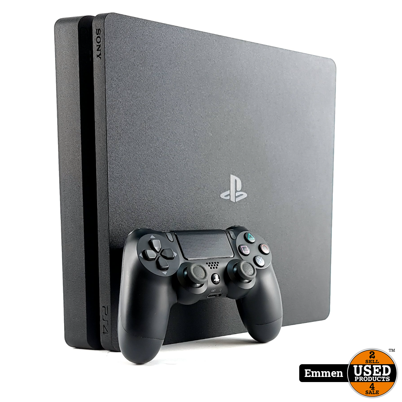 slachtoffer open haard Fauteuil Sony Playstation 4 Slim 1TB Incl. Controller Black/Zwart | In Nette Staat -  Used Products Emmen