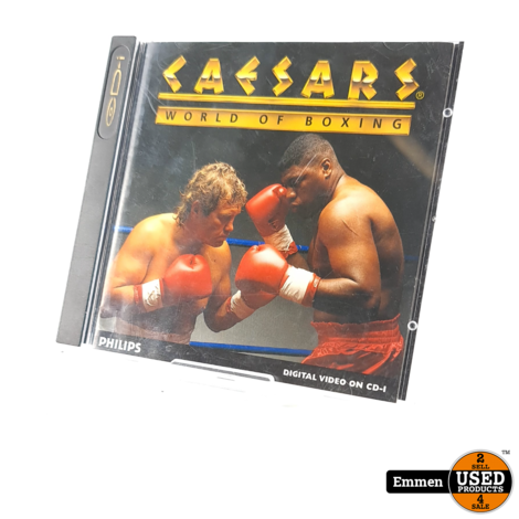 CD-I Game: Caesars World Of Boxing Incl. Boekje | In Nette Staat