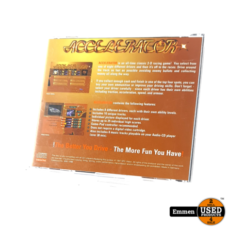 CD-I Game: Accelerator Incl. Boekje | In nette Staat