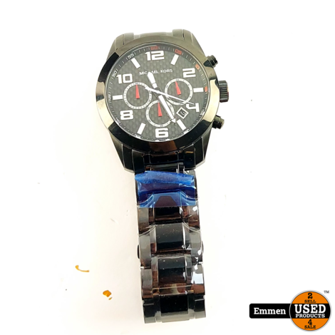 Michael Kors MK-8219 Herenhorloge Black/Zwart | Nieuw In Seal
