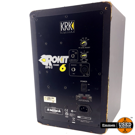 KRK Systems Rokit 6 (RP-6G2) (Geel, Zwart) | Incl. Garantie