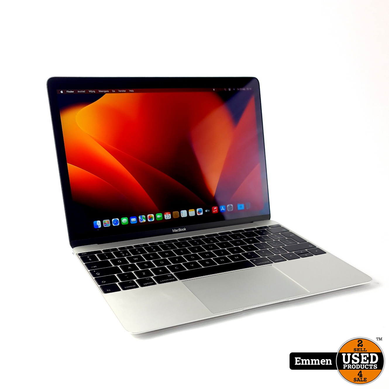 Macbook 12-inch, 2017, M3-7Y32, 8GB DDR3, 256GB SSD Silver/Zilver