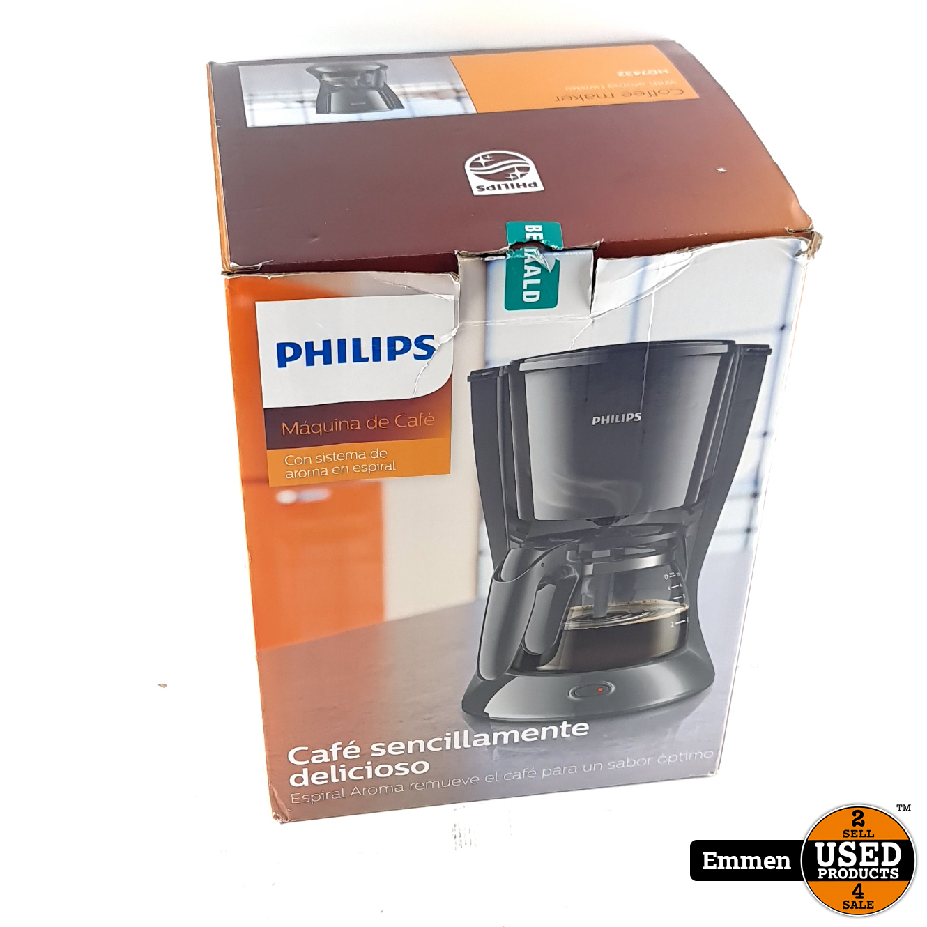 In Used Emmen Products HD7432/10 Koffiezetapparaat Daily Nieuw Doos Philips - |