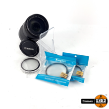 Canon EF-S 18-135mm f/3.5-5.6 IS Incl. Polaroid Filters Black/Zwart | In Nette Staat