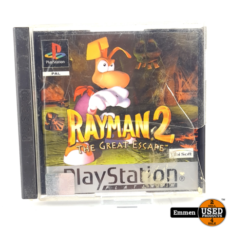 Playstation 1 Game: Rayman + Rayman 2: The Great Escape