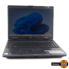 Acer Travlemate 7730, Intel DUO T6570, 3GB DDR3, 128GB SSD | Incl. Lader