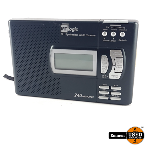 MT Logic TK388PLL Draagbare Radio Fm/Am Black/Zwart | In Nette Staat