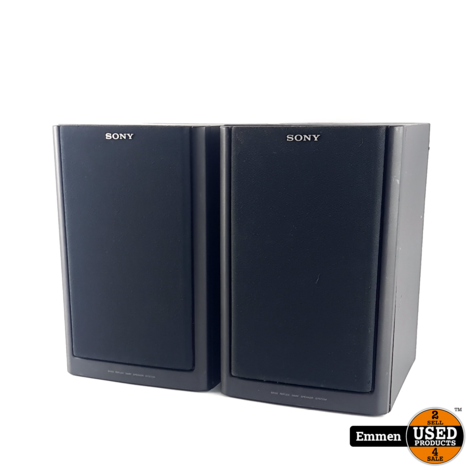 Sony SS-H1200 Speakerset, 2x 35W(RMS) 6Ohm Black/Zwart | In Nette Staat