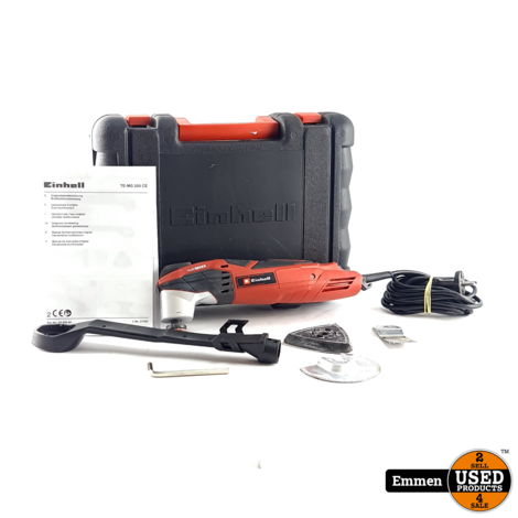 Einhell TE-MG 200CE Multitool Incl. Koffer Red/Rood | In Nette Staat