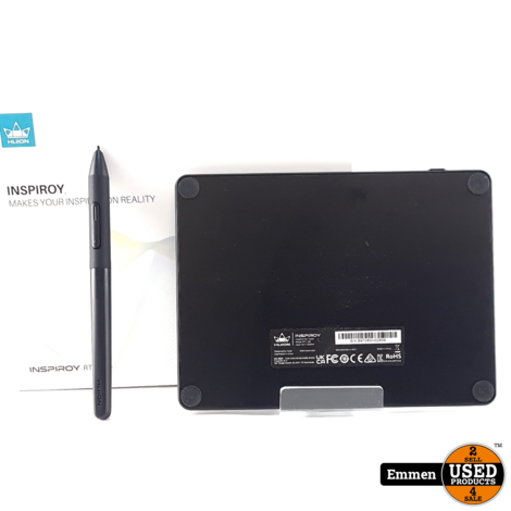 Huion RTE-100 Tekentablet Black/zwart Incl. Pen | In Nette Staat