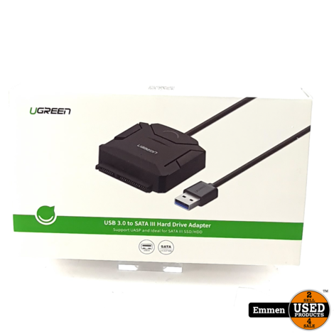 Ugreen USB 3.0 To Sata III Drive Adapter, Sata Koppelstuk | Zo Goed Als Nieuw