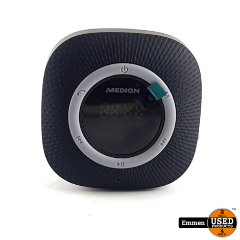 Medion MD43881 Badkamer Speaker Bluetooth Black/Zwart | Zo Goed Als Nieuw