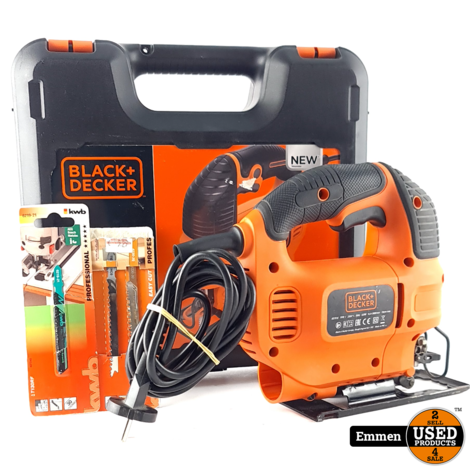 Black En Decker zwart &amp; Decker KS701E Elektrische Decoupeerzaag 520 W | In Nette Staat