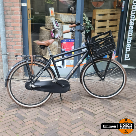 Cortina U4 Transporter Jongensfiets, 26Inch, 46cm, 3 Versnellingen, Terugtrap | Incl. Sleutels