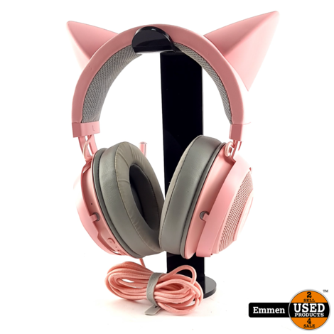 Razer Kraken (2019) Kitty Edition Pink/Roze Headset, Koptelefoon | In Nette Staat